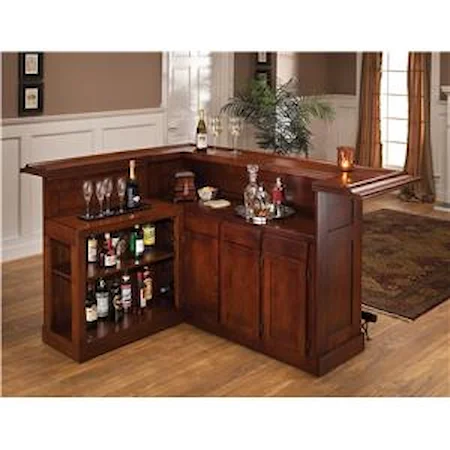 Large Cherry Bar with Side Bar
